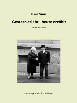 cover image of Gestern erlebt--heute erzählt
